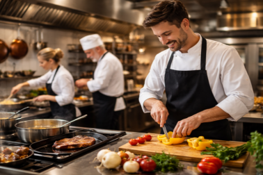 Grundtechniken der Speiseherstellung bei der Lebensmittelzubereitung