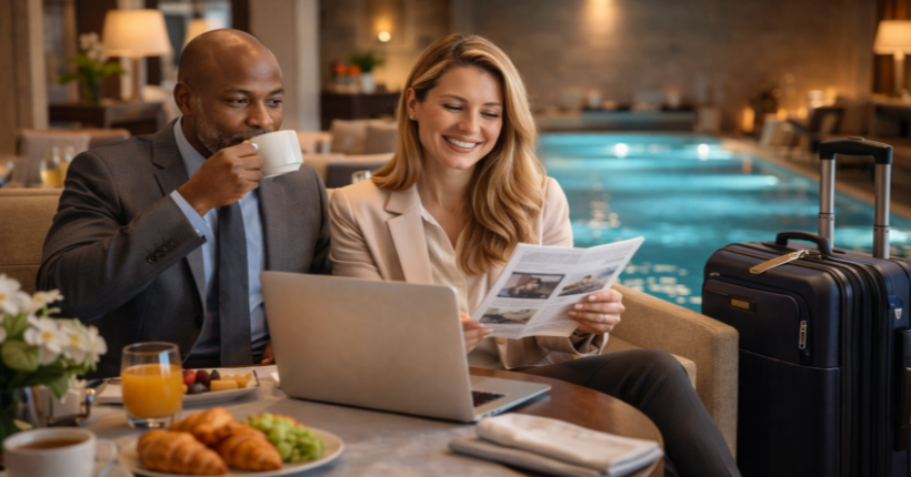 Expedient ein Reiseverkehrskaufmann oder eine Reiseverkehrskauffrau, also Mitarbeiter eines Reisebüros oder eines Reiseveranstalters