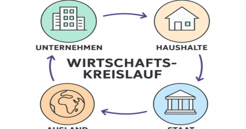 Wirtschaftskreislauf erklärt für Auszubildende