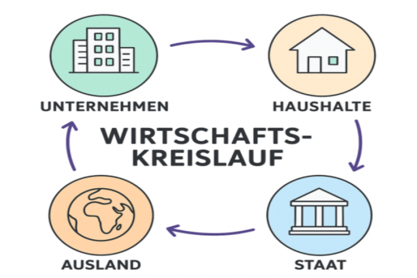 Wirtschaftskreislauf erklärt für Auszubildende