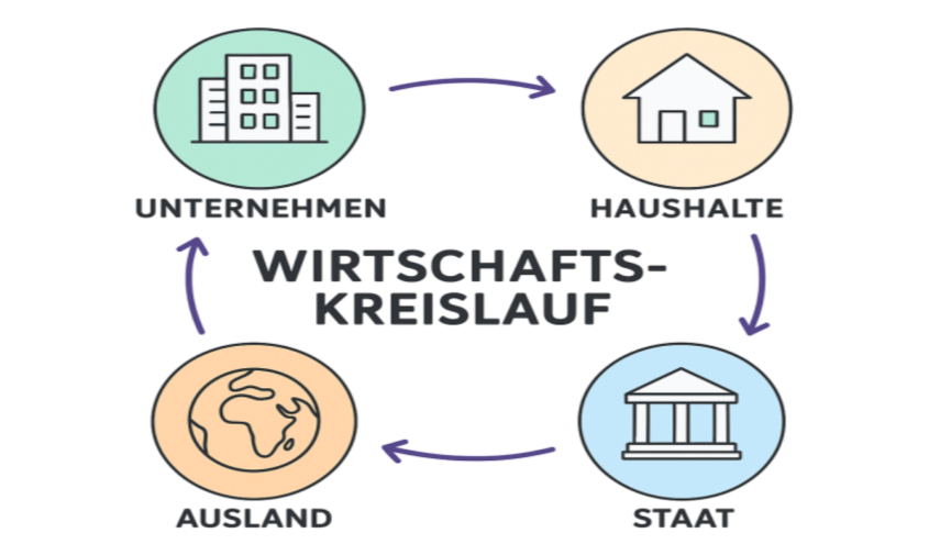 Wirtschaftskreislauf erklärt für Auszubildende