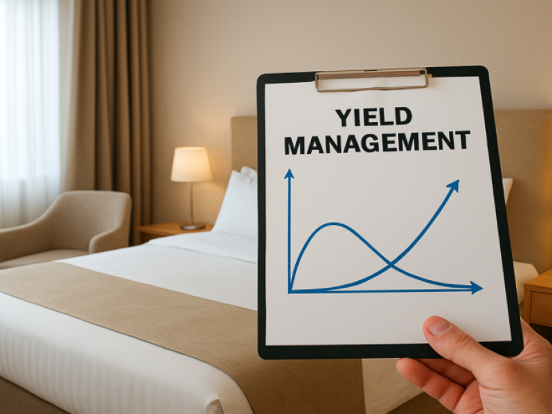 Hotelmanagement analysiert Preise und Auslastung